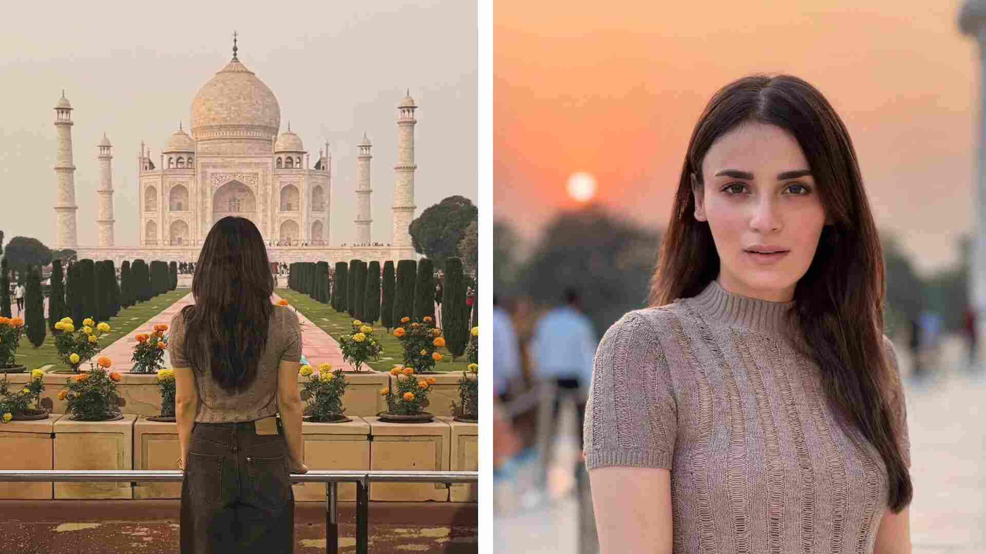 Radhikka Madan Captures Stunning Views During Her Visit To Taj Mahal