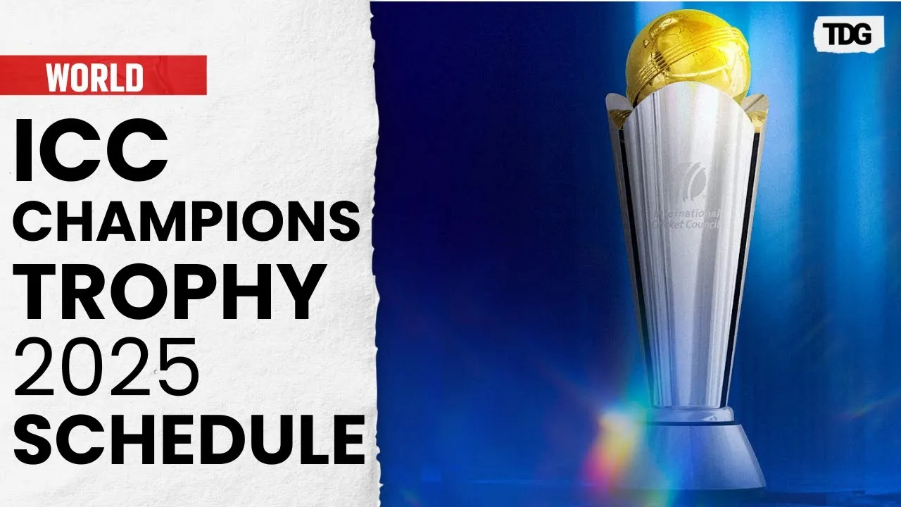 Champions Trophy 2025 Schedule Revealed: India vs Pakistan to Clash in Dubai on February 23