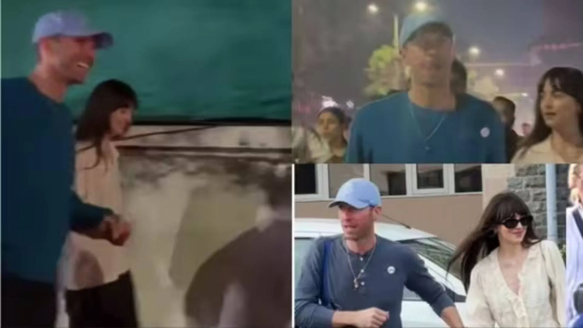 Chris Martin Walks Ahmedabad Streets with Dakota Johnson After Coldplay Concert | WATCH