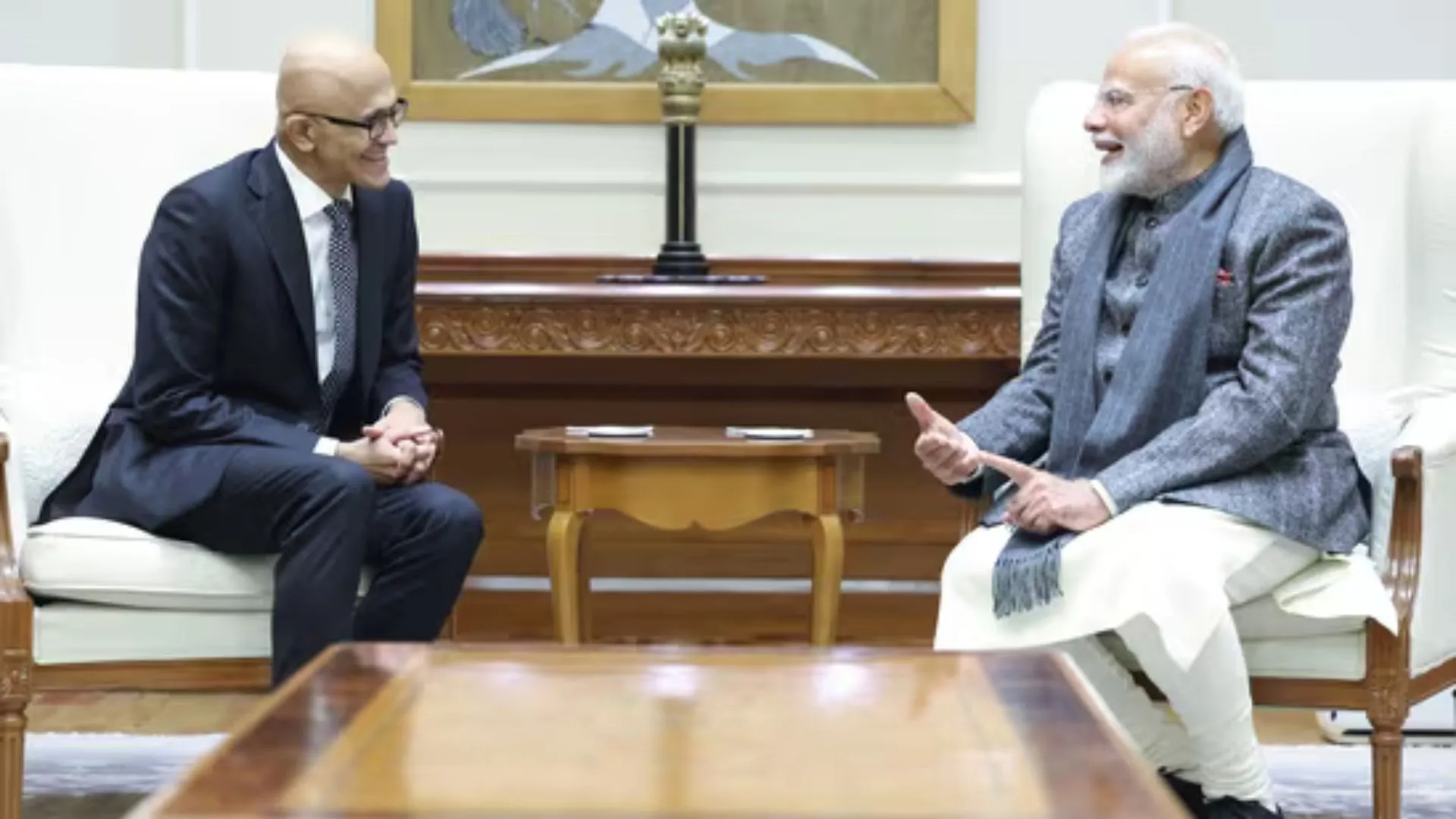 PM Modi Meets Microsoft CEO Satya Nadella: Discusses Future of Tech, Innovation, and AI