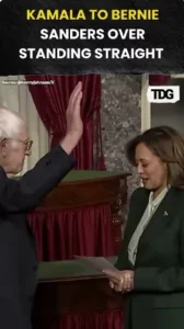 Kamala Harris Playfully Jabs Bernie Sanders: “Not Your Nature to Just Stand"