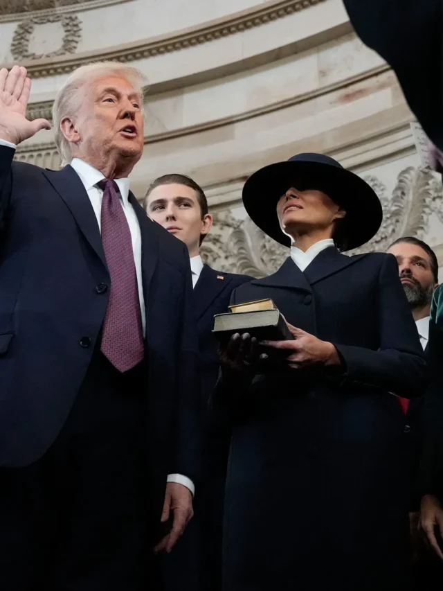 In Photos: The Swearing-In of Donald Trump as 47th President