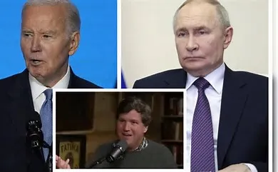 Tucker Carlson Accuses Biden of Plot to Assassinate Putin