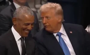 Trump and Obama Share Laughs at Carter’s Funeral, Harris Observes | WATCH