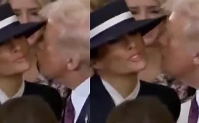 Melania Trump and Gavin Newsom’s Viral Kiss Sparks Buzz | WATCH