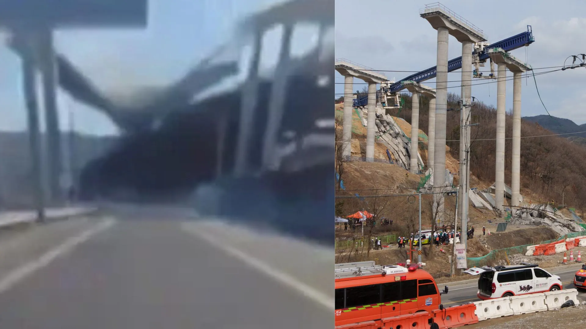 South Korea: Bridge Collapse at Cheonan Construction Site Kills Two, Injures Five | Watch