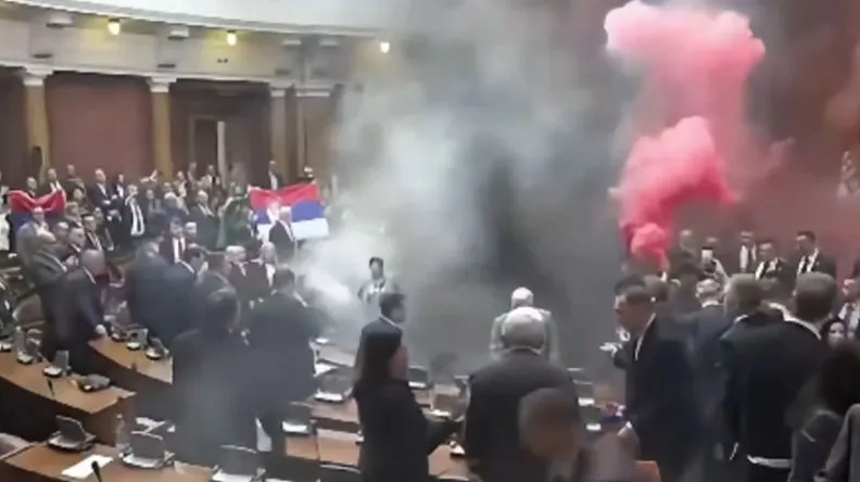 Violence in Serbian Parliament: What Led to the Smoke Bombs and Tear Gas?