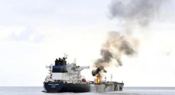 Red Sea Ship Attacked In Suspected Houthi Strike, Crew Rescued After Vessel Catches Fire