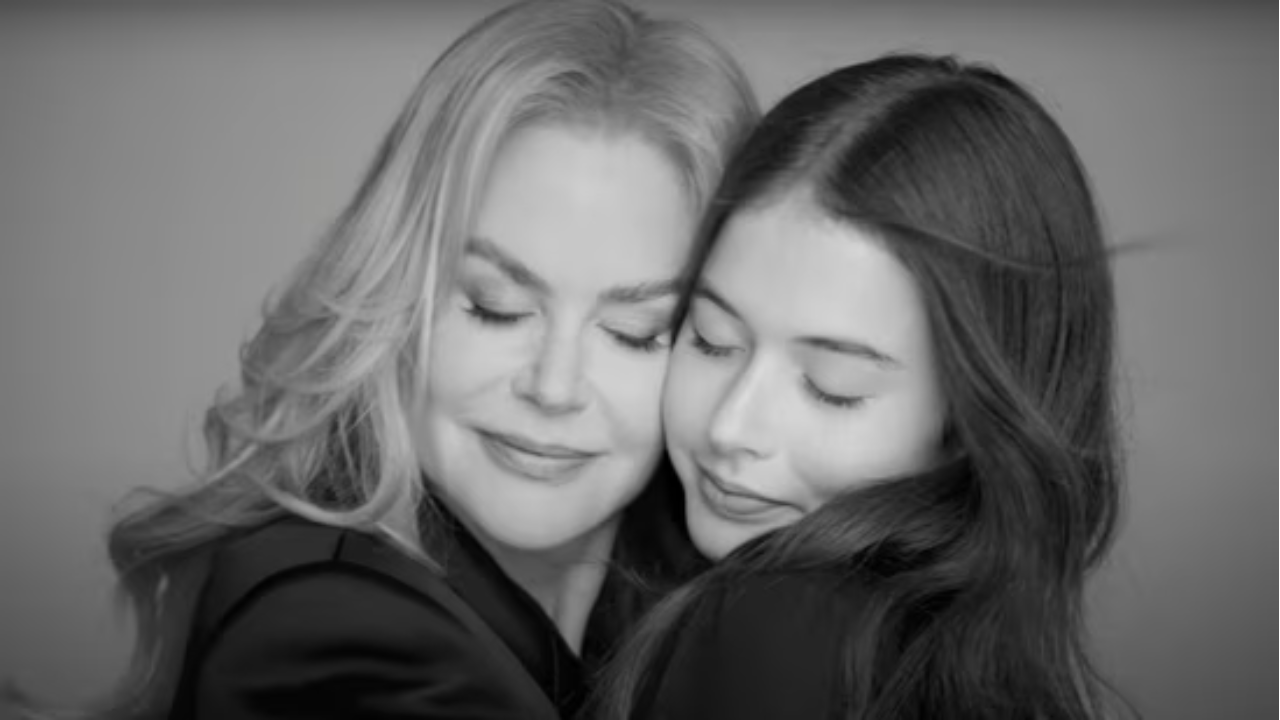 Faith Margaret Stars with Nicole Kidman in Rare Ad Appearance