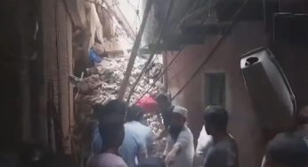 Four-Storey Building Collapses in Delhi’s Welcome Area, 2 Died