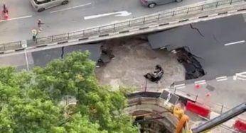 Indian Migrant Rescues Woman from Singapore Sinkhole, Hailed a Hero
