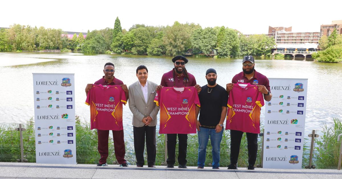 Most Expensive Jersey in Cricket History Unveiled for WCL 2025, Worn by Gayle & Pollard