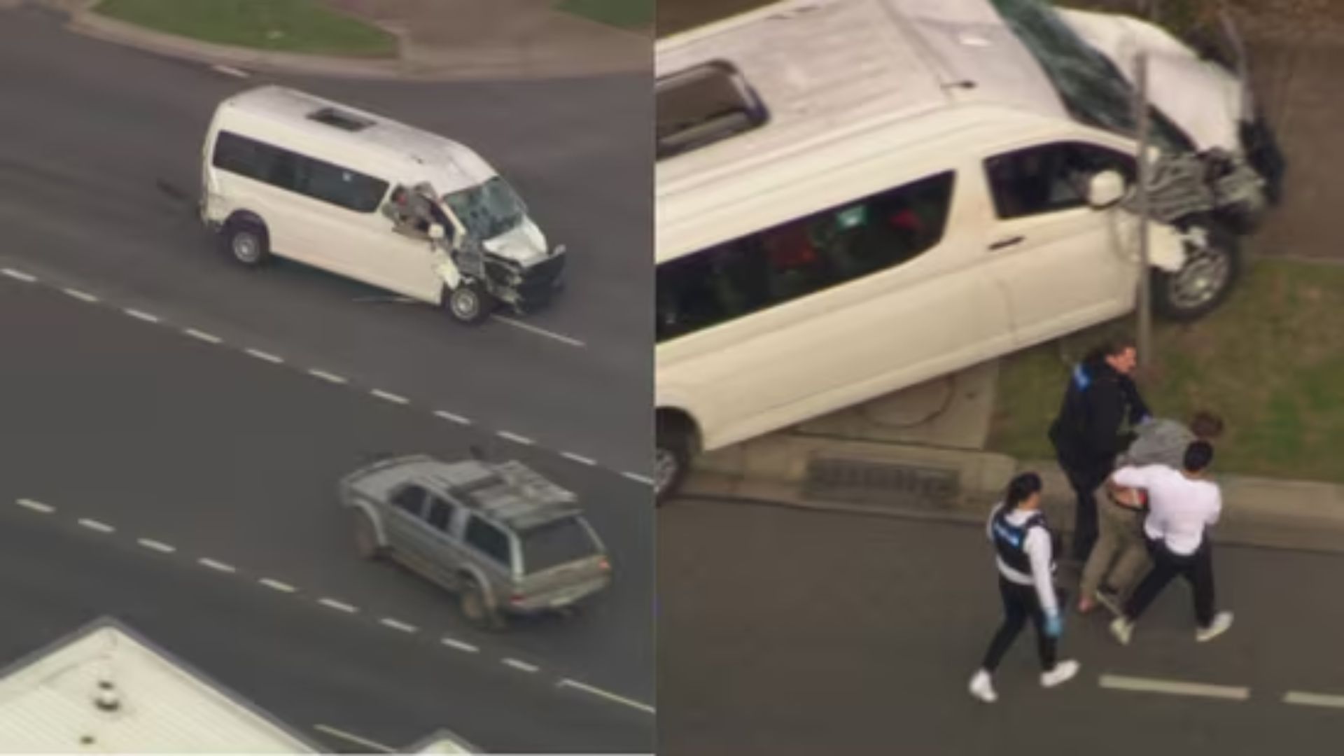 Man Jumps from Van in Melbourne Police Chase | Caught on Camera