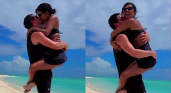 Priyanka Chopra Melts the Internet With Beach Kiss as She Jumps Into Nick Jonas’s Arms