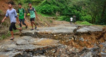 Nagaland CM Rio Urges Permanent Solution After Inspecting Landslide-Hit NH-29