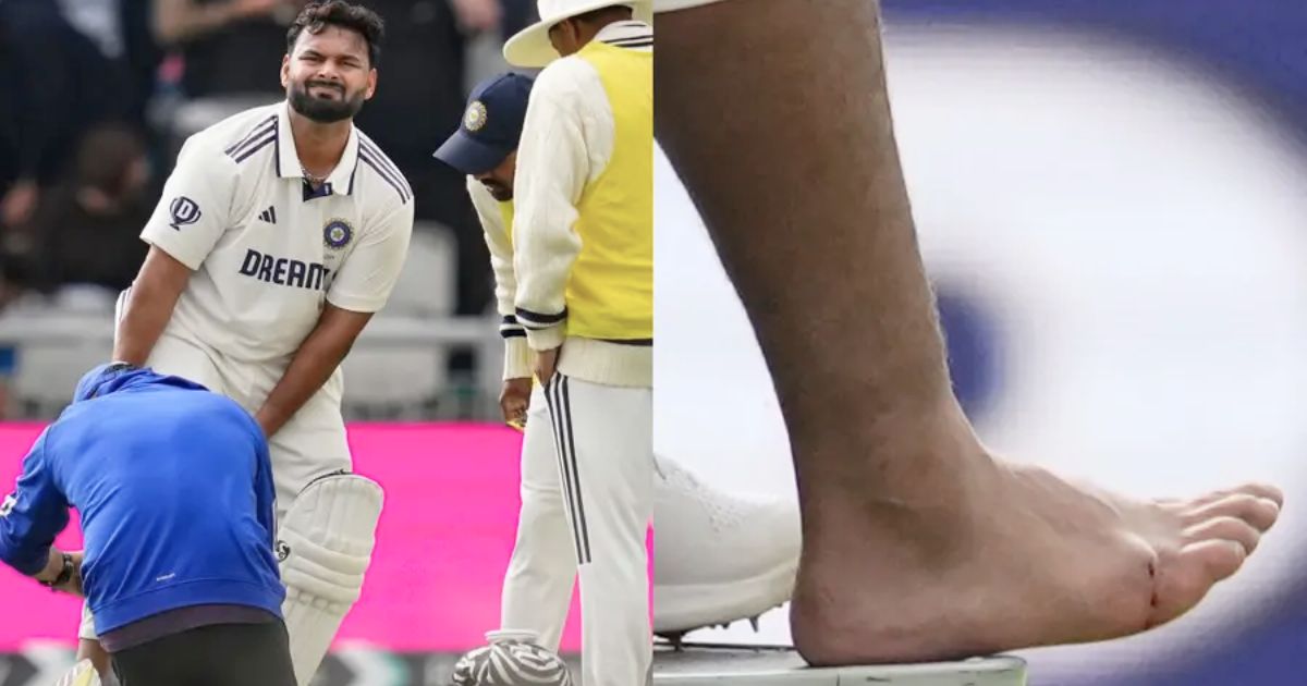 Rishabh Pant Ruled Out of England Series After Toe Fracture in Manchester Test