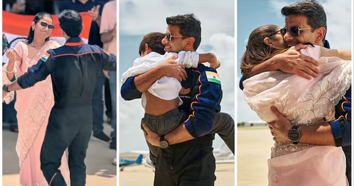 Back from Space, Straight Into Their Arms: Astronaut Shukla’s Heartwarming Reunion