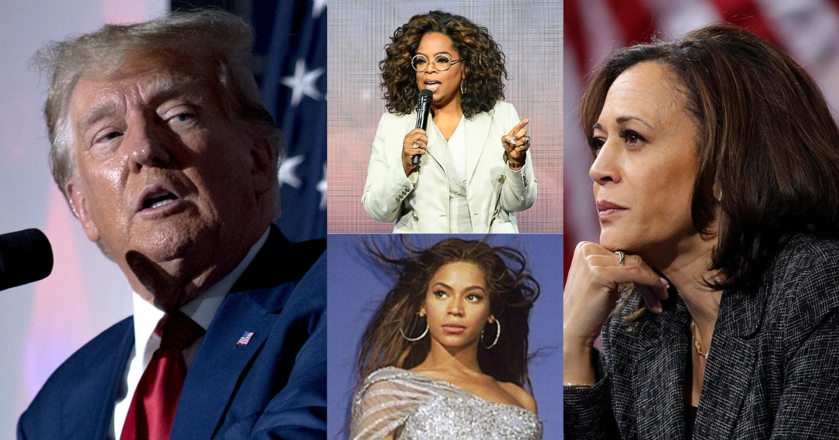 Trump Hints at Prosecuting Beyoncé, Oprah, Kamala Harris: ‘All Hell Would Break Out!’