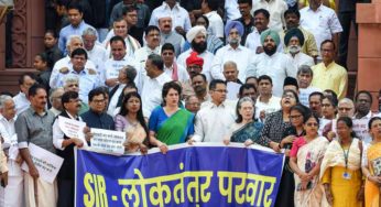 BJP Taunts INDIA Bloc Over Hindi Spelling Error in ‘Democracy Under Attack’ Banner