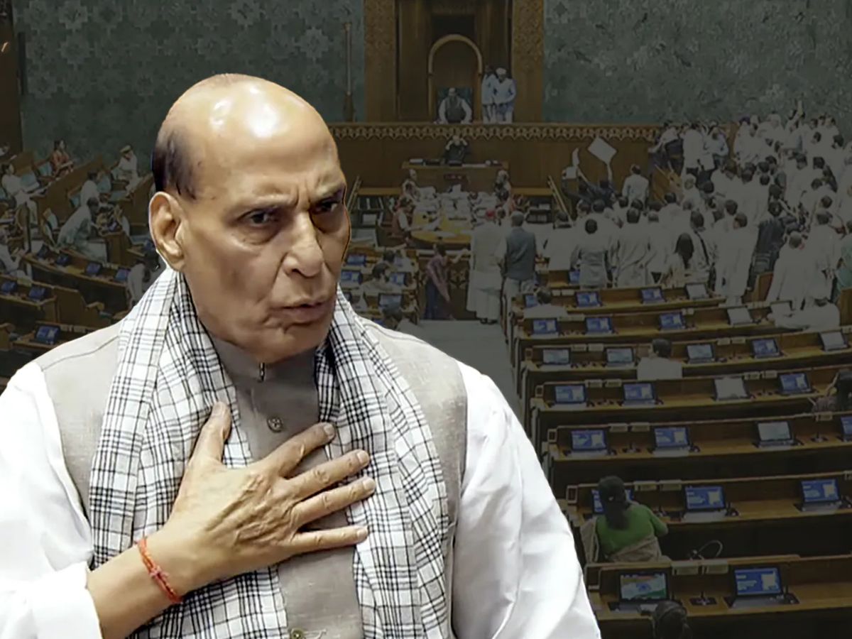 Why Didn’t UPA Retaliate After 26/11? Rajnath Singh Slams Opposition in Parliament