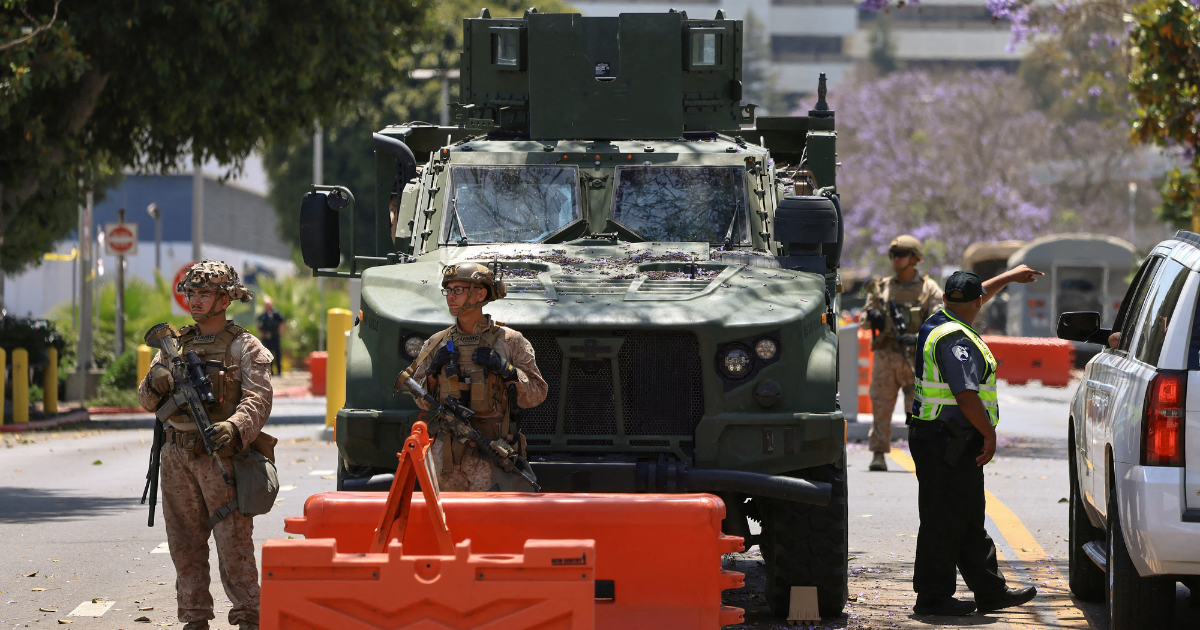 Marines to Withdraw from Los Angeles as Pentagon Ends Deployment