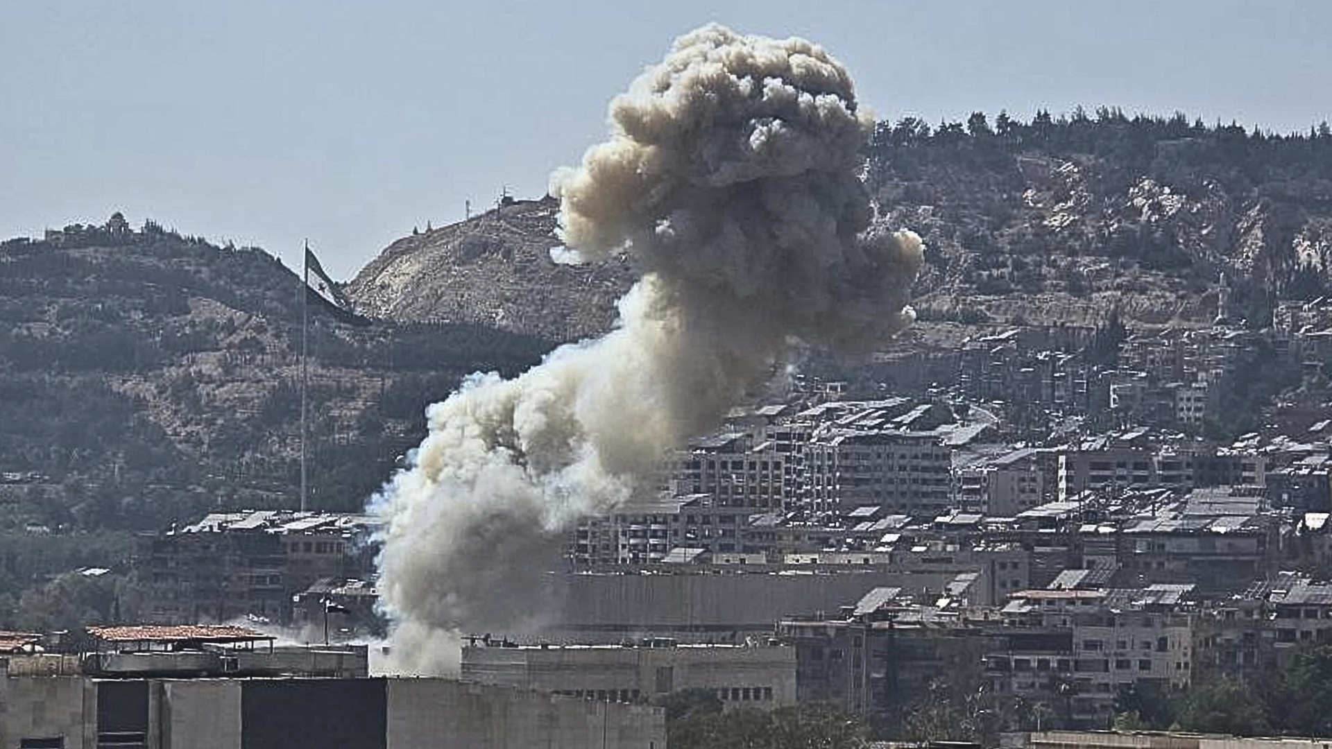 US Voices Deep Concern Over Israeli Airstrikes in Syria’s Capital