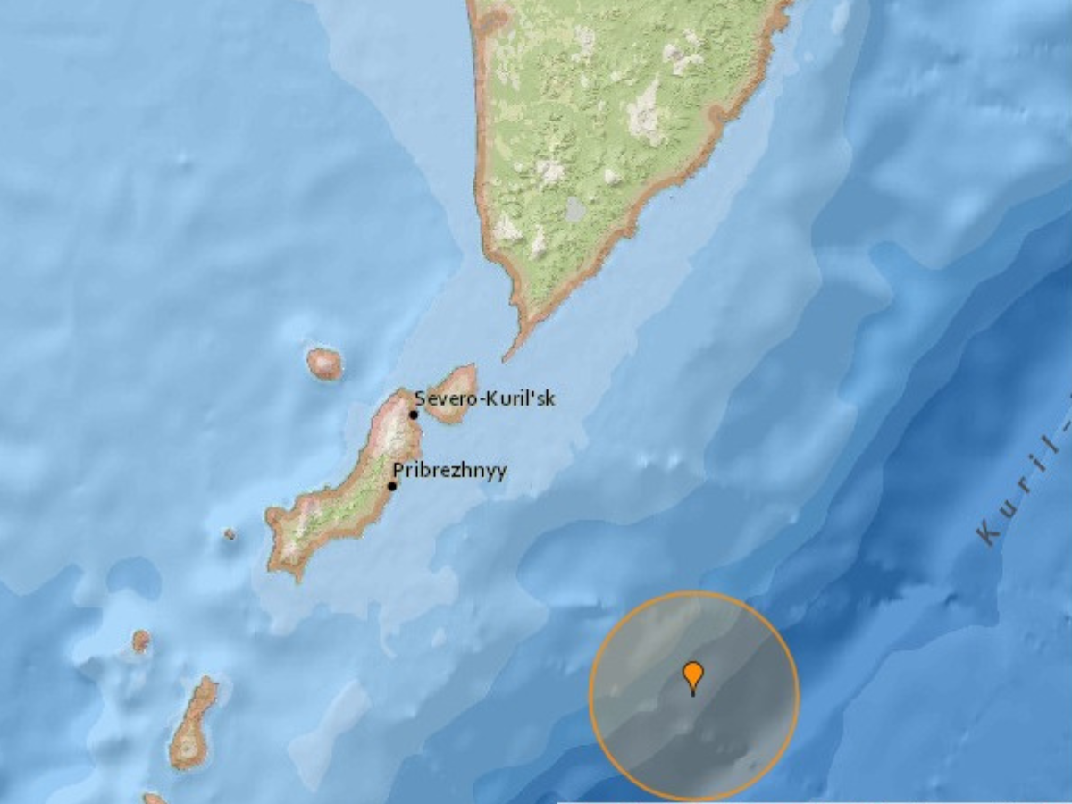 4.6 Magnitude Earthquake Strikes Off Russia’s Sakhalin Coast Near Severo-Kuril’sk