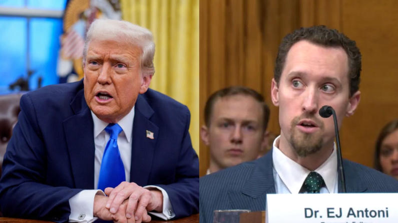 Trump Picks EJ Antoni for Bureau of Labor Statistics Chief