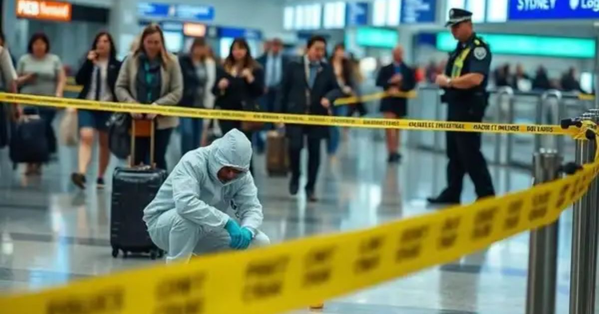 Sydney Airport On Edge: Gun Goes Off During Tense Clash Between Man And Police
