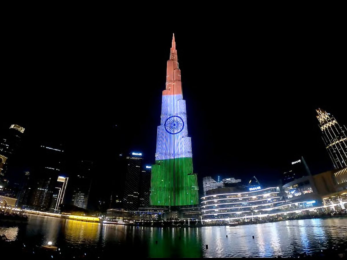 79th Independence Day: Burj Khalifa to Shine in Tricolour Today at THIS Time