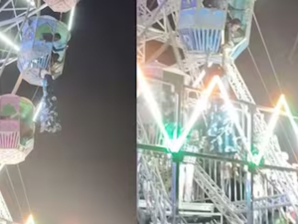 Chhattisgarh Woman Hangs From Giant Wheel: ‘Woh Stree Hai, Kuch Bhi Kar Sakti Hai’ | WATCH