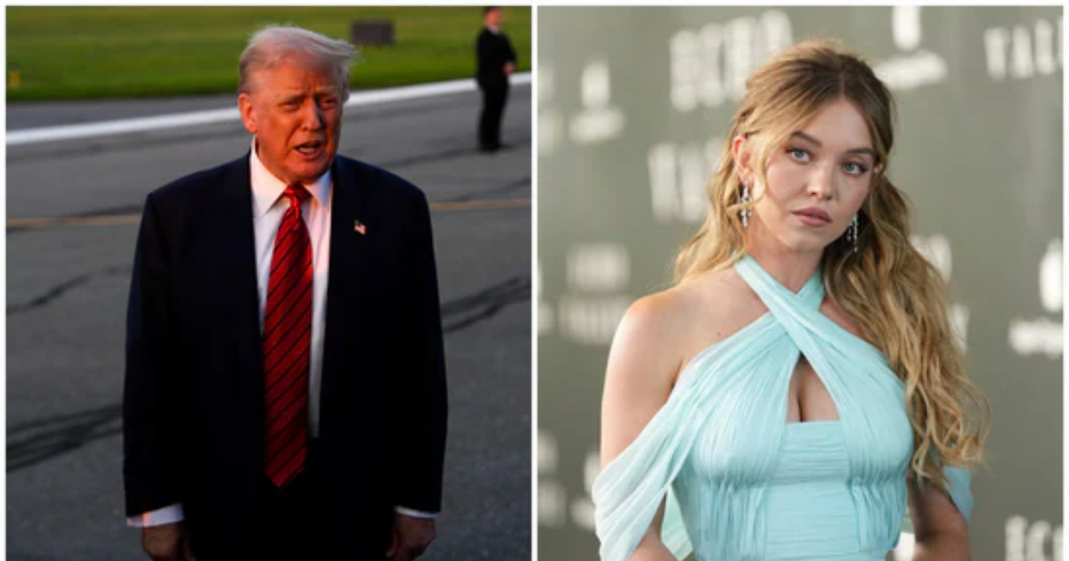 ‘Now, I love her ad’: Trump Reacts to Sydney Sweeney Being a Registered Republican