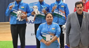 India Men’s 10m Air Pistol Team Secures Silver Medal at Asian Shooting Championships