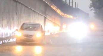 Heavy Rains Lash Delhi, Trigger Waterlogging; IMD Issues Red Alert