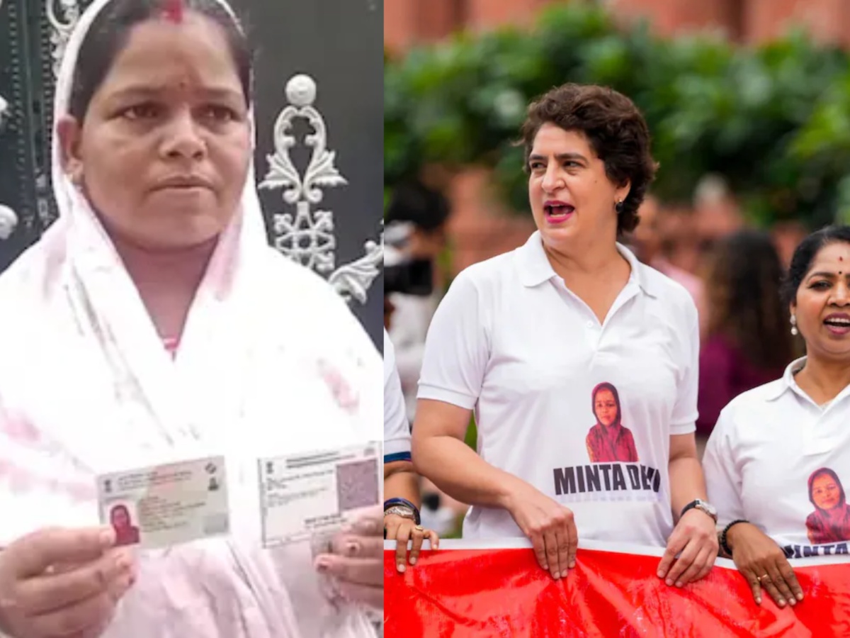 ‘Who Is Priyanka Gandhi to…?’: Minta Devi From Bihar Angered Over Her Image on Protest T-Shirt