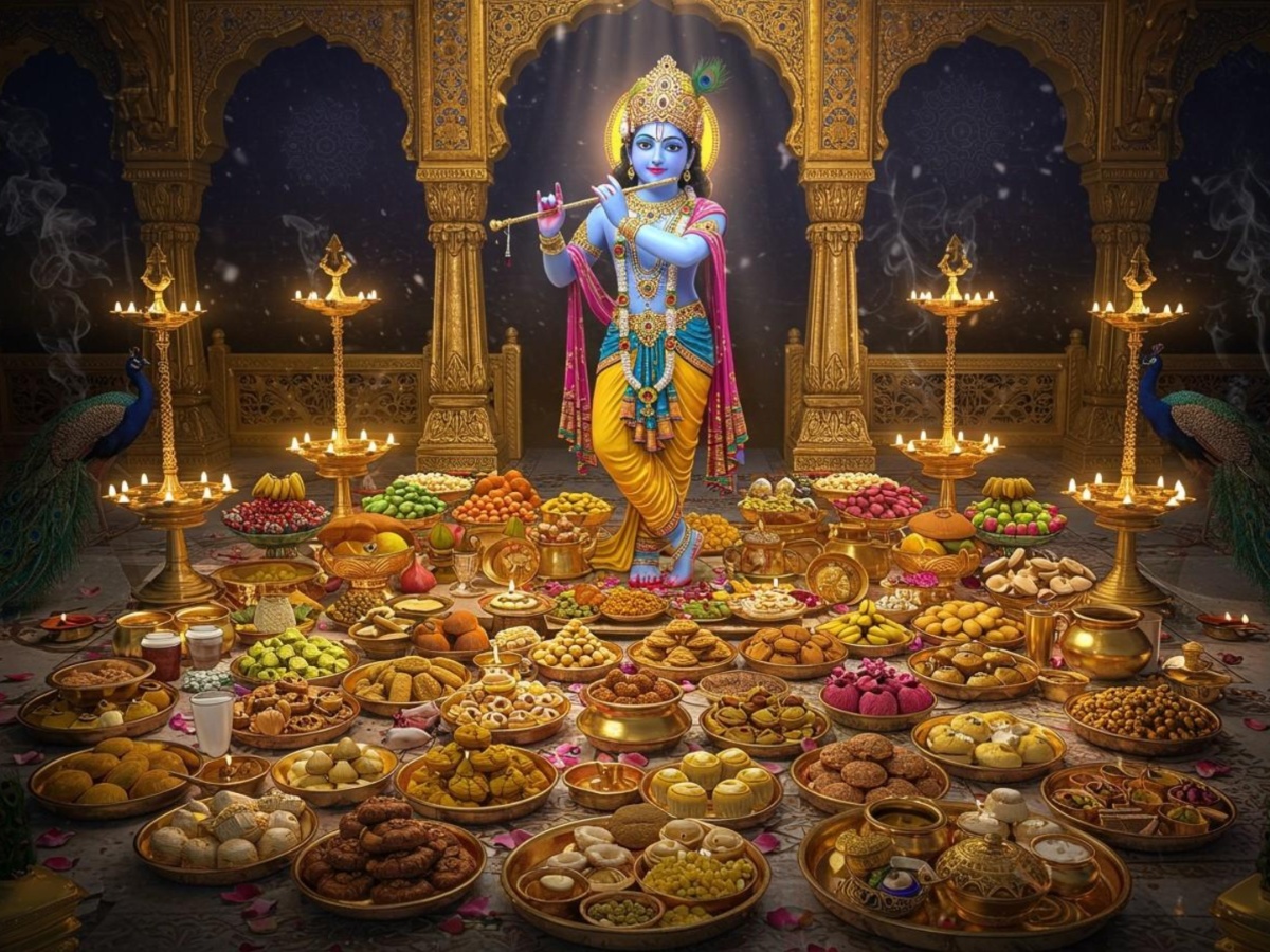 Why 56 Bhogs Are Offered to Krishna?: Complete List of All 56 Bhogs