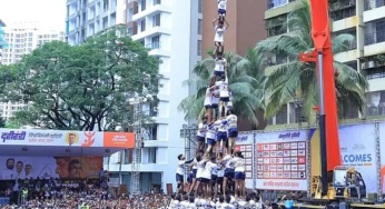 Scaling New Heights: Jogeshwari Govinda Pathak Creates 10-Tier Record at Thane Dahi Handi