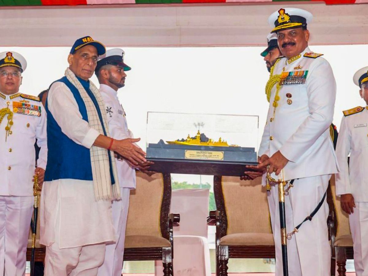 Rajnath Singh Hails Navy’s ‘Made in India’ Stealth Frigates, Calls Them ‘Floating F-35 Warships’