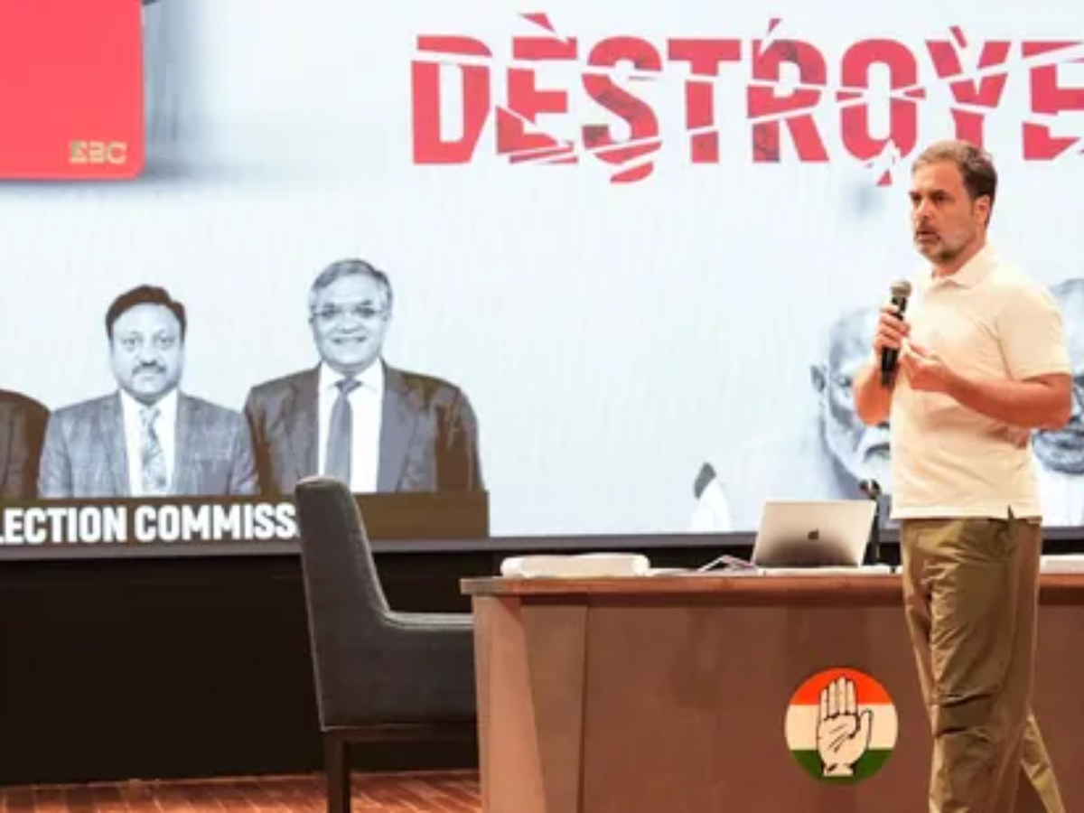 Rahul Gandhi Flags ‘Vote Chori’ in Bangalore Central: EC Demands Oath