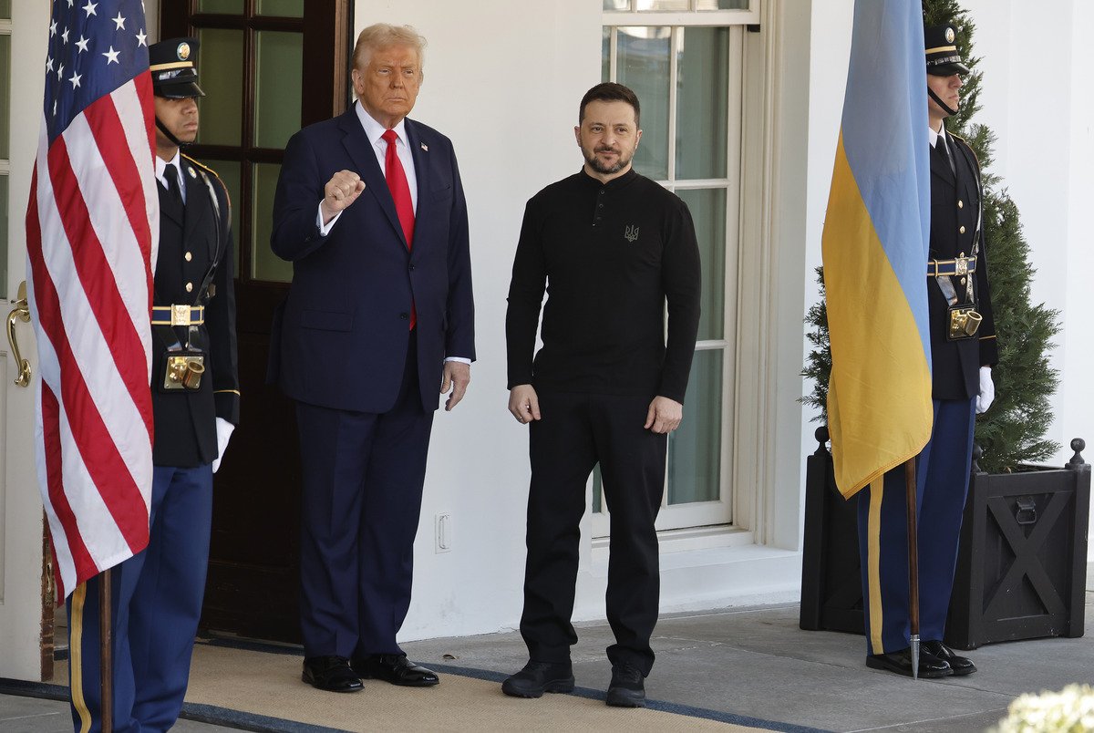 Trump and Zelenskyy sharing a cordial exchange inside the Oval Office - Photo Gallery