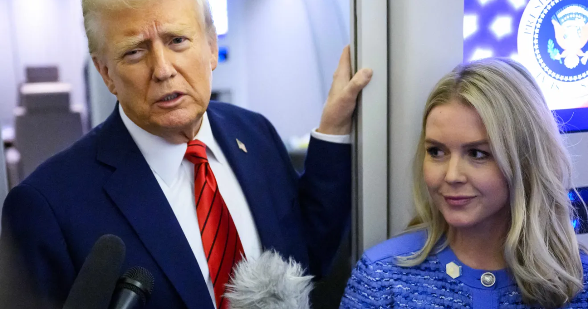 Trump’s Comment on Leavitt Faces Backlash, Epstein Link Trends