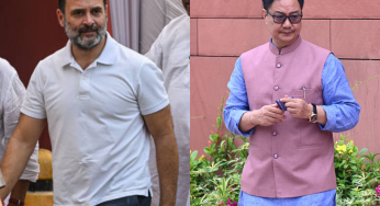 Rijiju Slams Rahul Gandhi Over ‘Irresponsible Remarks’ and Weak Leadership