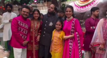 Radhika & Anant’s Warm Hosting at Ambani Ganesh Chaturthi Festivities | Watch