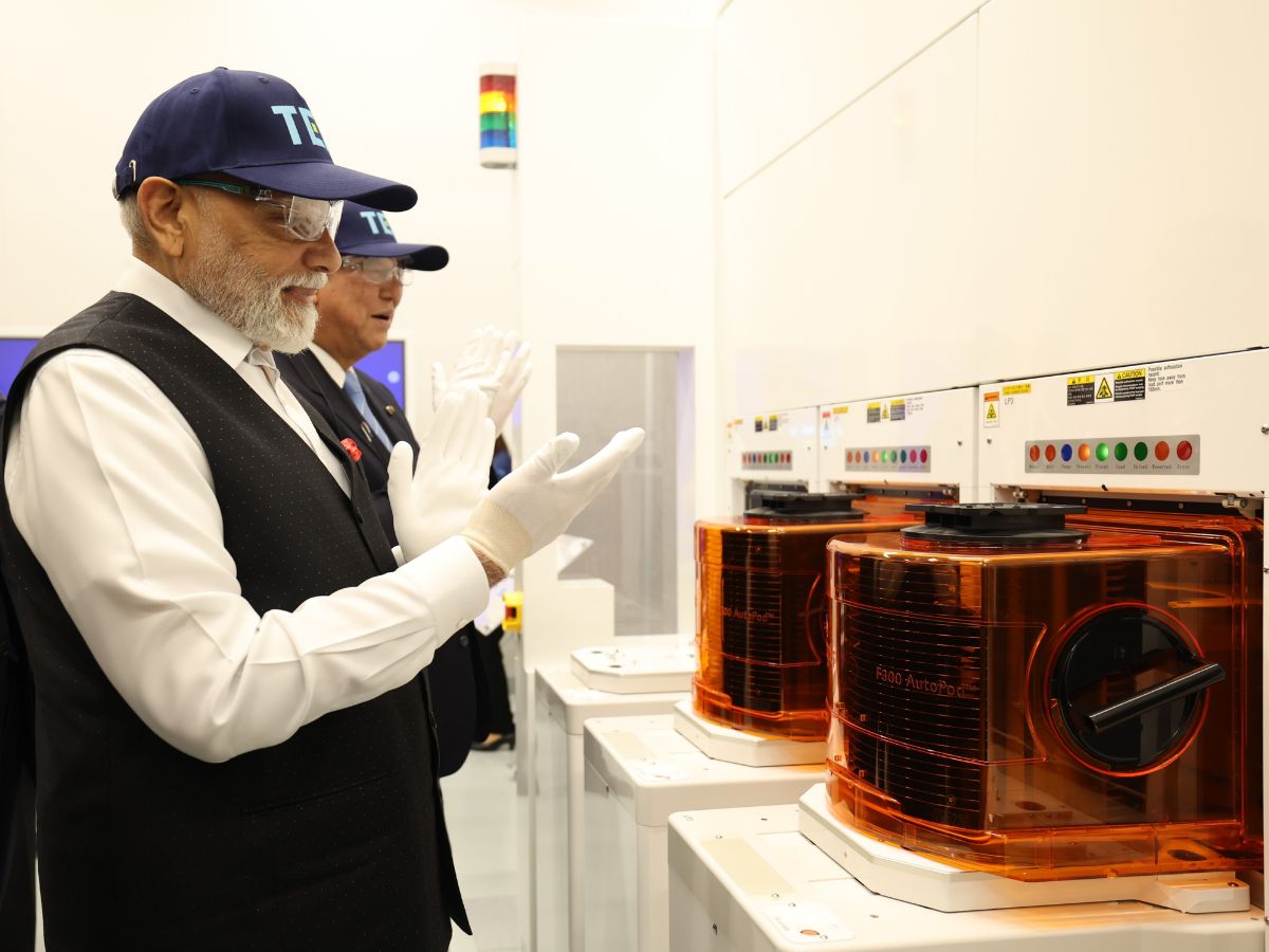 PM Modi and PM Ishiba visited the Tokyo Electron Factory, exploring its labs and training facilities while highlighting semiconductors as a key area of India–Japan cooperation. - Photo Gallery