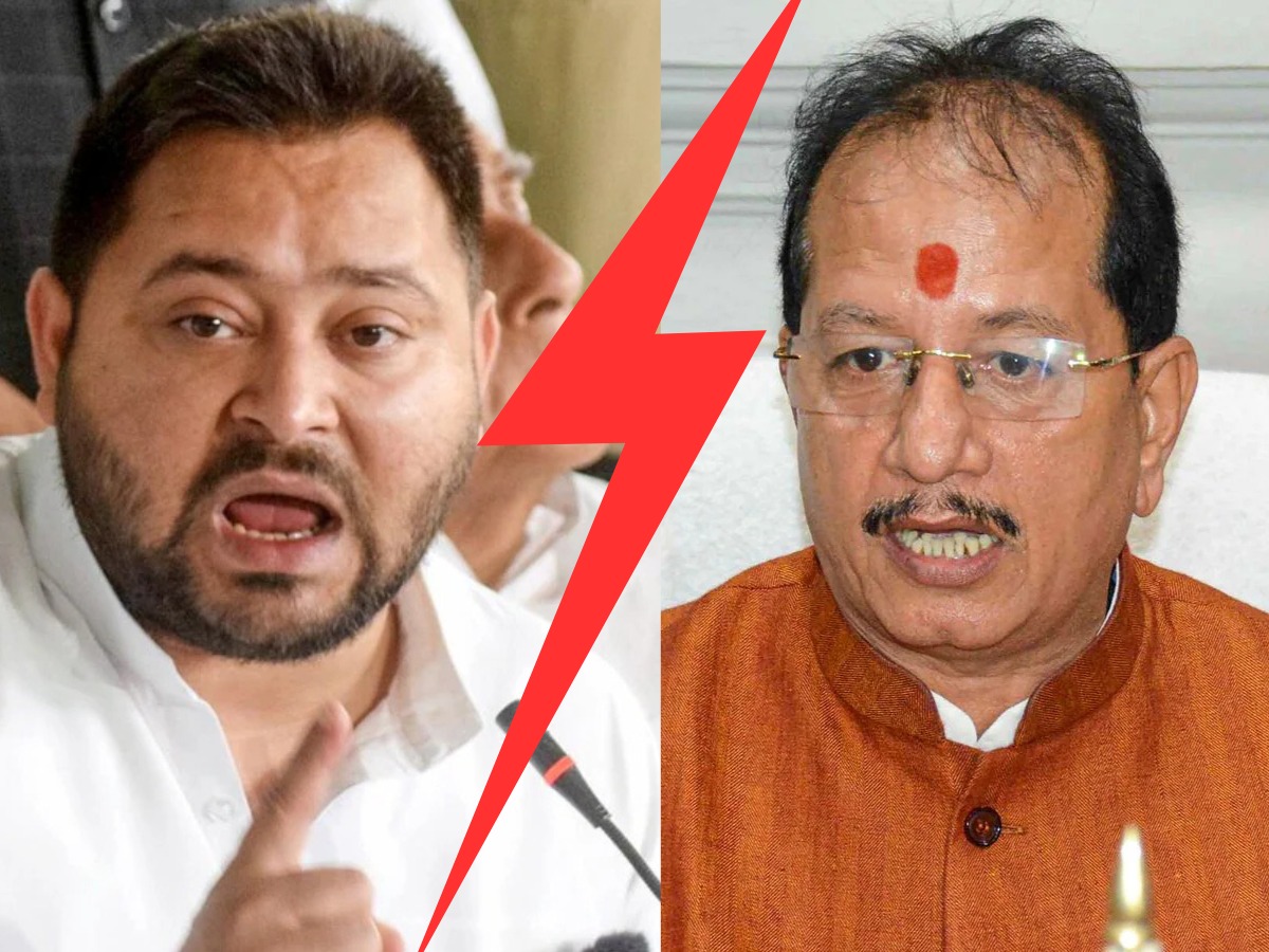 Tejashwi Alleges Bihar Deputy CM of Voter ID Fraud, Vijay Sinha Clarifies