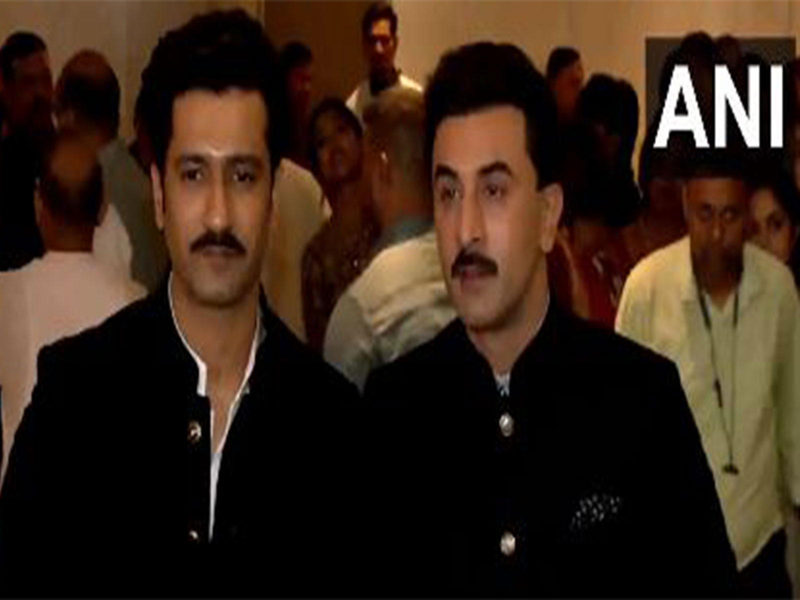 Actors Ranbir Kapoor and Vicky Kaushal (Image source: ANI) Actors Ranbir Kapoor and Vicky Kaushal (Image source: ANI)