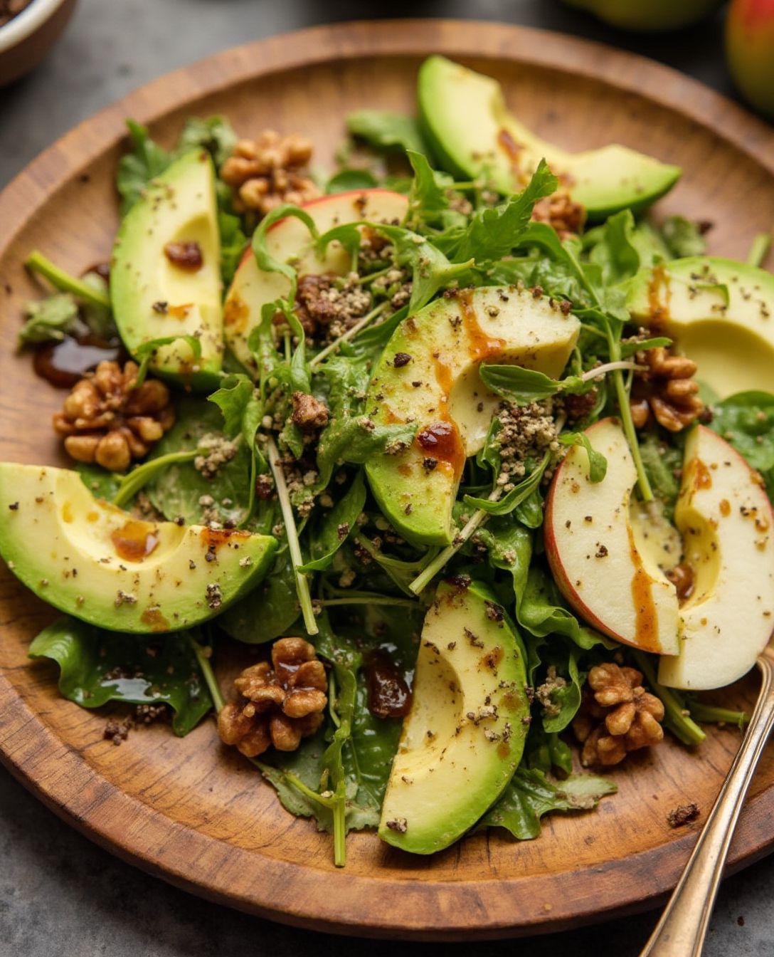 Avocado with walnuts, both rich in brain-healthy nutrients. - Photo Gallery