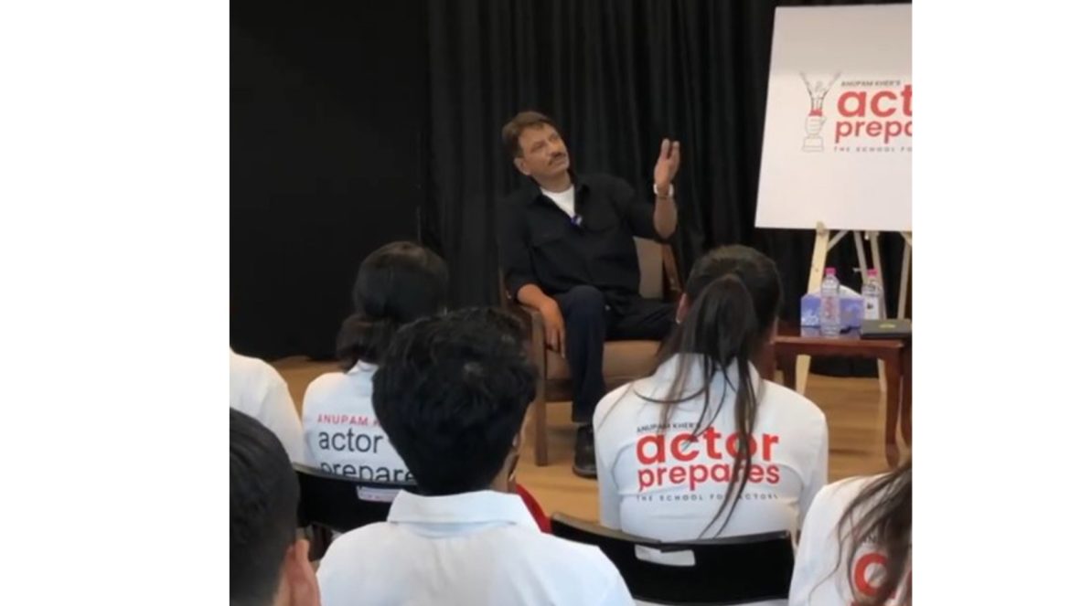 Rajesh Tailang engages with students at Anupam Kher's acting institute 'Actor Prepares'