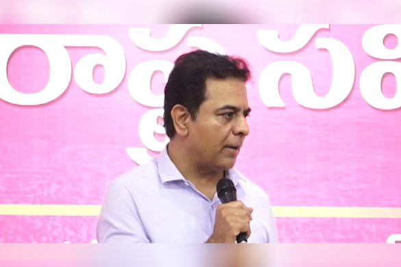 KTR takes potshots at Congress, says Azharuddin "left in the middle" ahead of Jubilee Hills bypoll