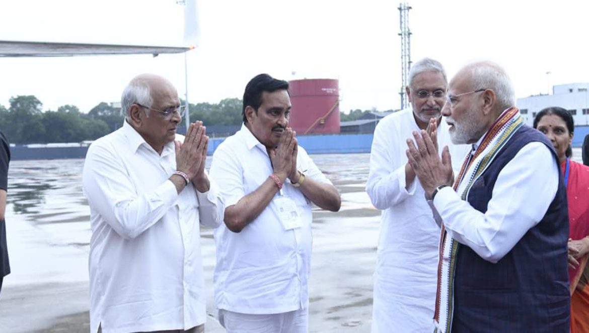 PM Modi concludes one-day visit to Gujarat